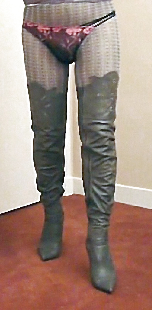 Nadine Cd Stiefel Netzstrümpfe Und Fersen #19363527