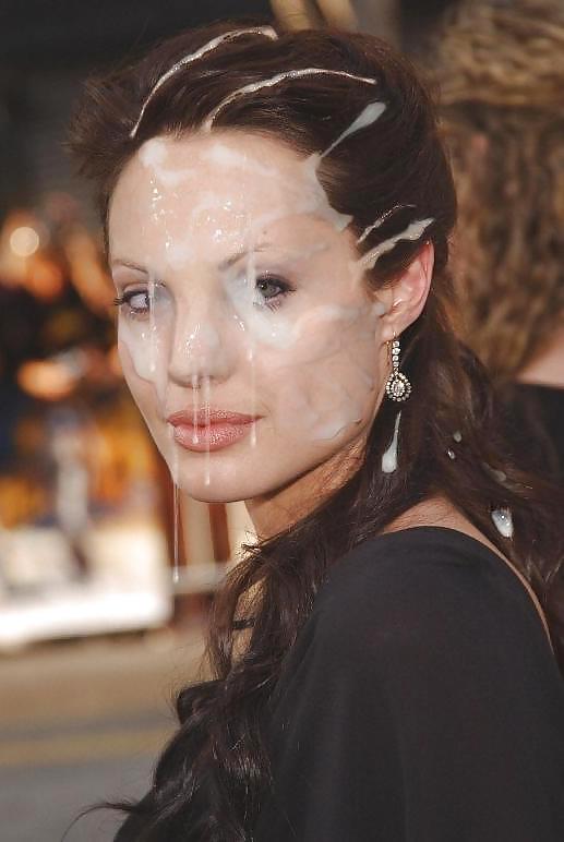 Angelina Jolie cumshots - Part 2 #14831280