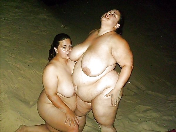 Réelle Bbw Couple De Lesbiennes Sur La Plage #9544641