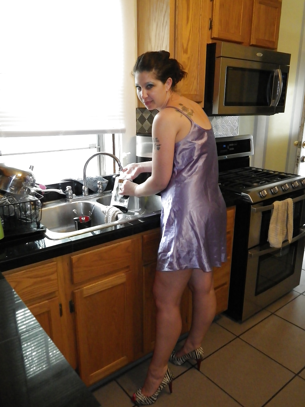 Doing her wifey chores #3522721