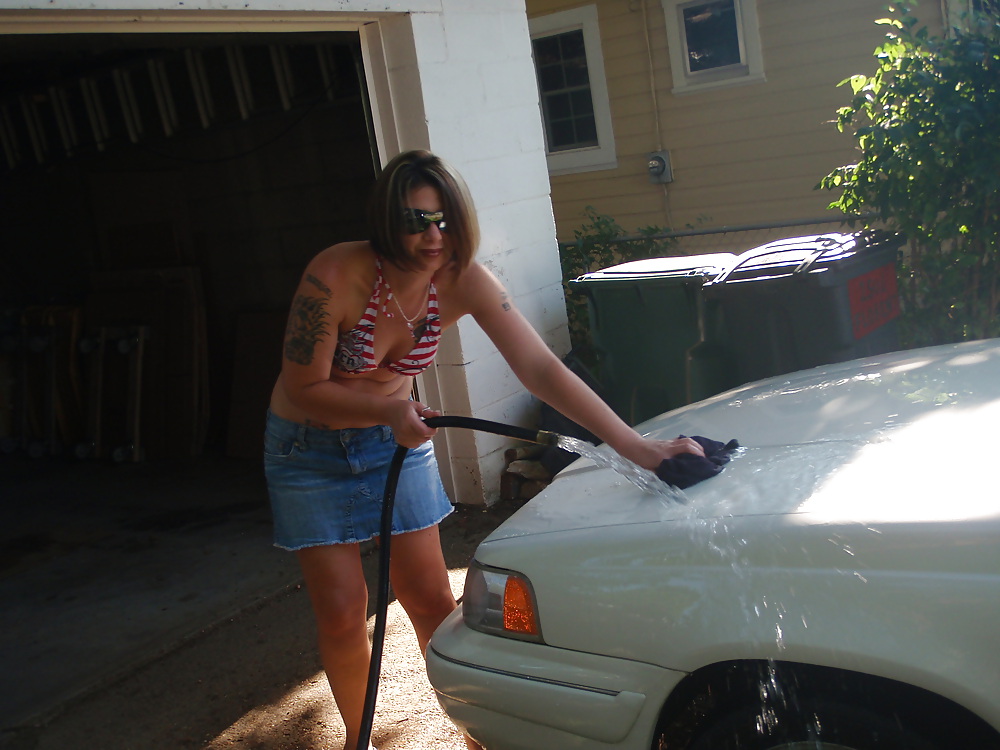 Doing her wifey chores #3522893