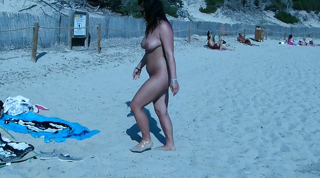 Me walking naked at nudist beach #11418715