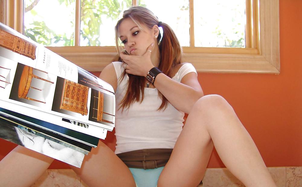 Horny Topanga - Stripping by the window #3511291