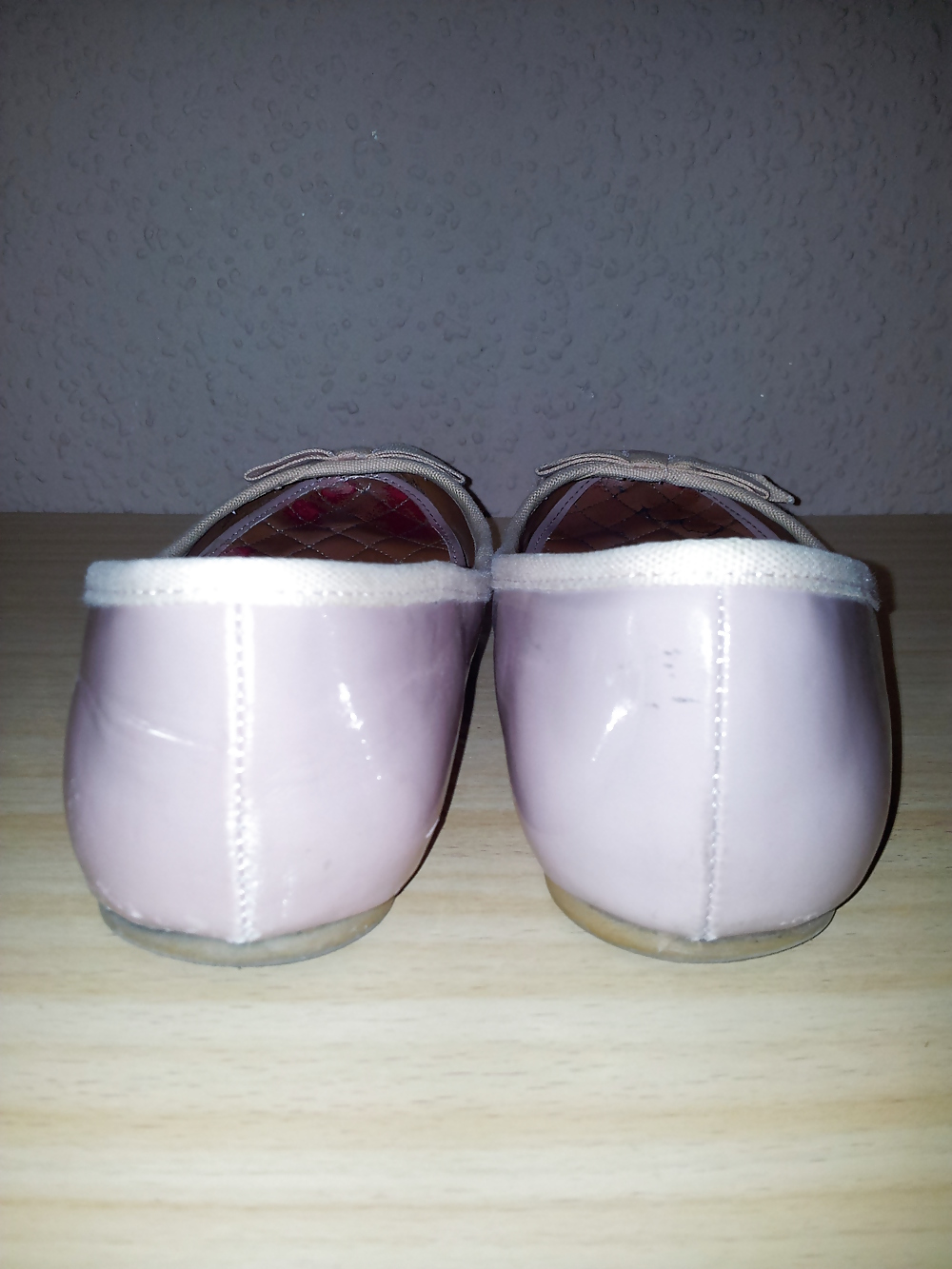 Wifes Bien Usés Ballerines Manquent Nu Flats Shoes2 #19093441