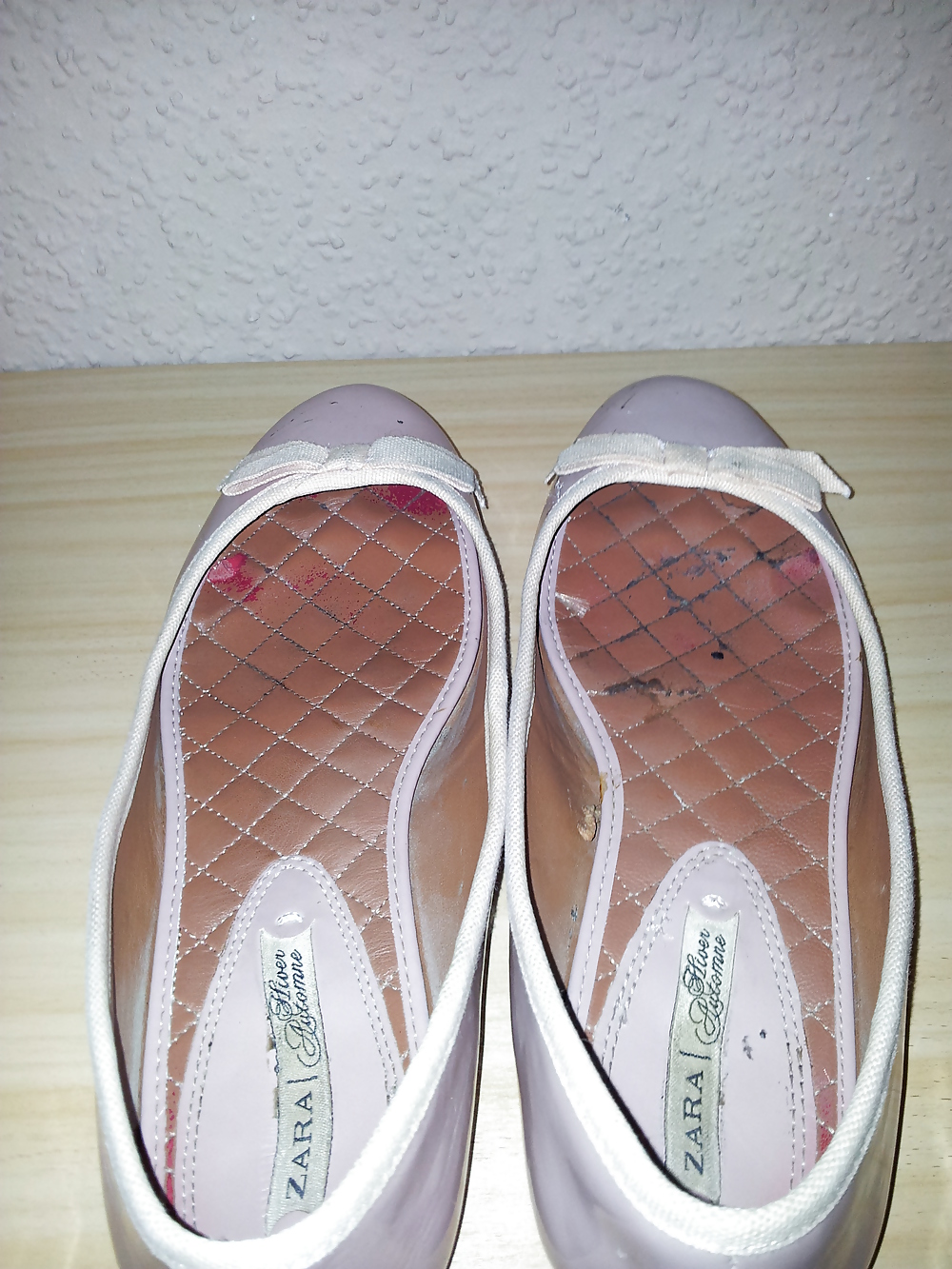 Wifes bien desgastado desnudo falta bailarinas flats shoes2
 #19093462