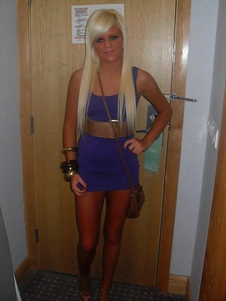 Erogenous Young blonde gypsy chav