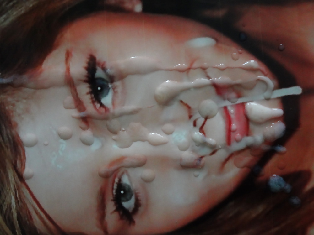 Adding my cum to this sluts face #18505171