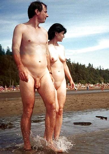 Big Boobs & Uncut Cock on the Beach #19195731