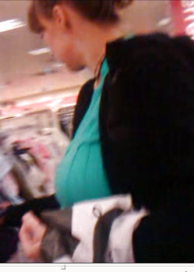 Pretty pregnant in supermarket. #3925947