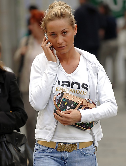 Mode De La Rue - Les Filles Naturelles Européennes Droites! #92833