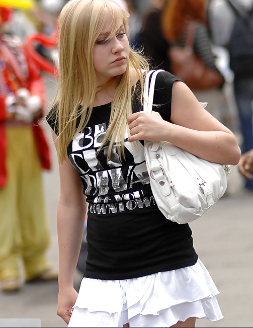 Street Fashion - Gerade Europäische Natürliche Mädchen! #93161