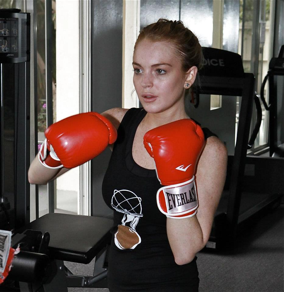 Lindsay Lohan ... Kick Boxing #11449452