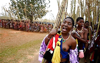 Ceremonia de la caña en Suazilandia
 #12419668