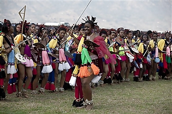 Swaziland Reed Ceremony #12419735