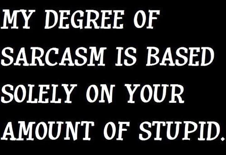 Sarcasm : The Universal Language #9882000