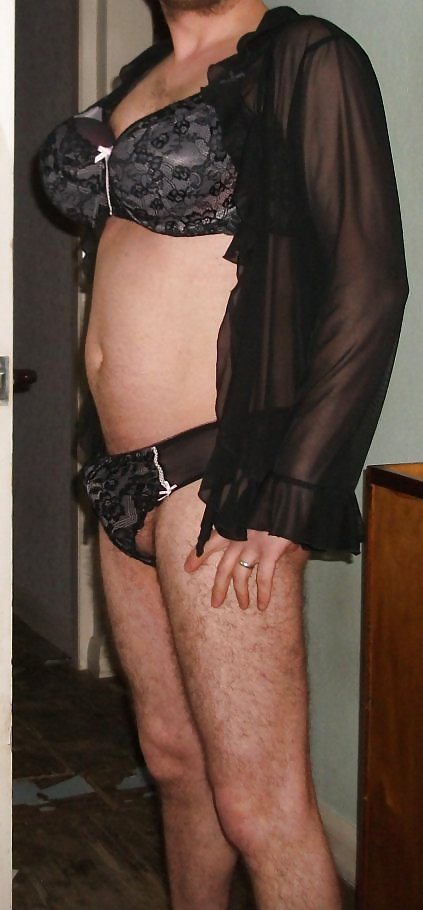 Dressing up in panties and bra, 2012. #17693888