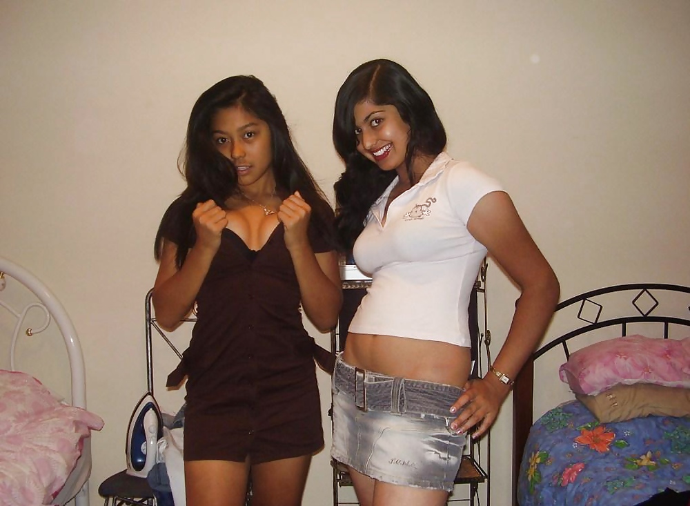 Two Sexy Teens Posing for the Camera #10039653