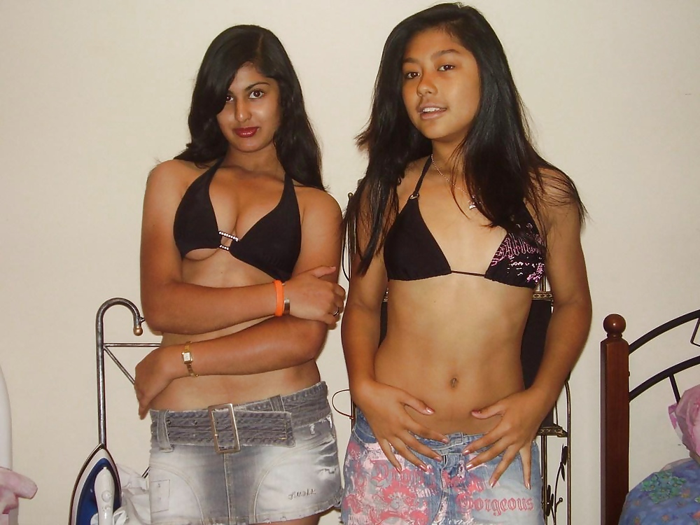 Two Sexy Teens Posing for the Camera #10039689