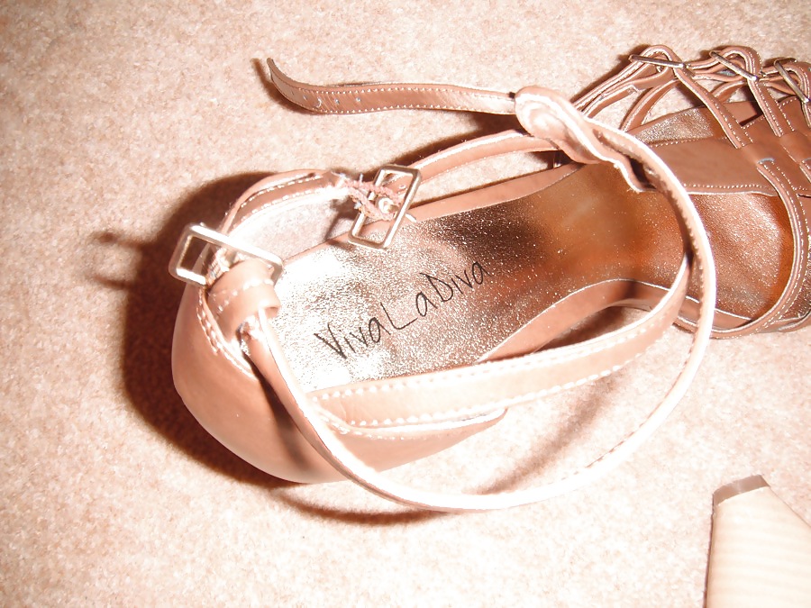 My girlfriend in strappy sandals #8365684