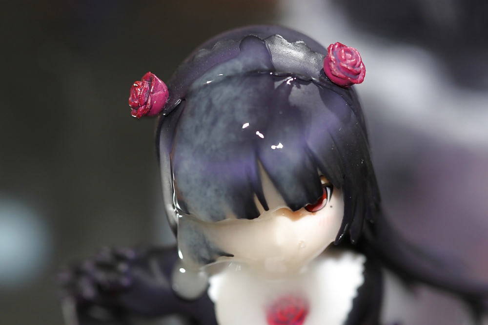 Kuroneko anime figure bukkake #7693395