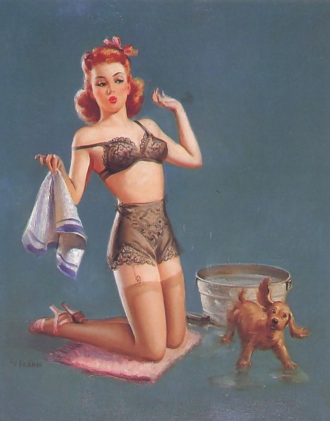 Vintage Pinups Art Frahm #1031448