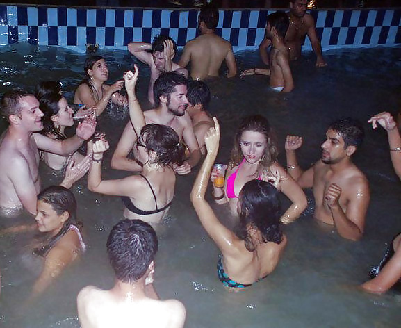 Indian Ladies at Pool Social gathering #9412115