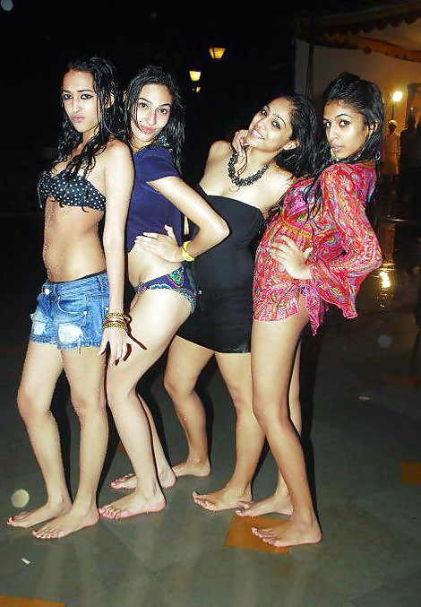Indian Ladies at Pool Social gathering #9412210
