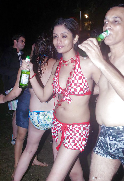Indian Ladies at Pool Social gathering #9412372