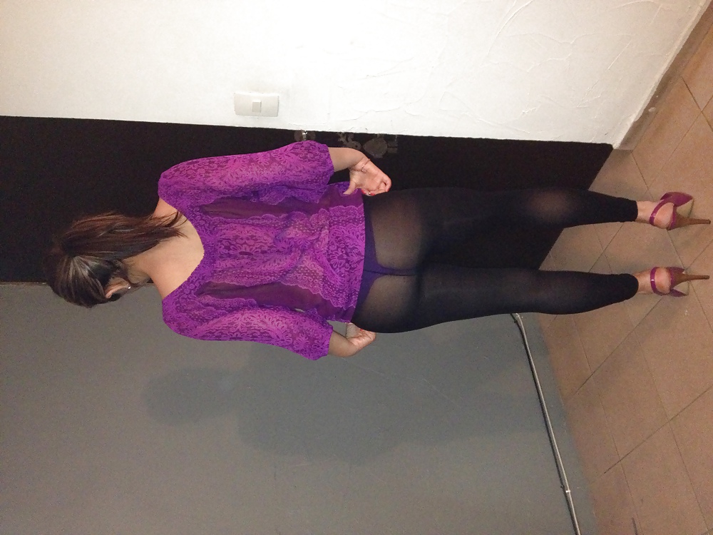 Wife leggings milf #14915012