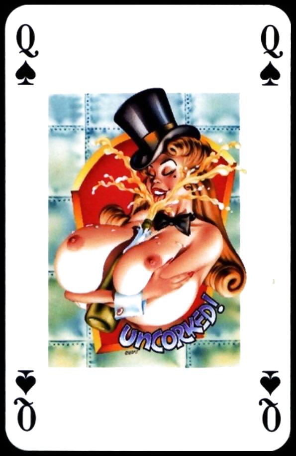 Erotische Spielkarten 7 - Bbw 2 C. 1990 #12307927