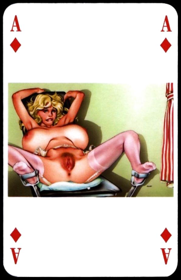 Erotic Playing Cards 7 - BBW 2 c. 1990 #12308000