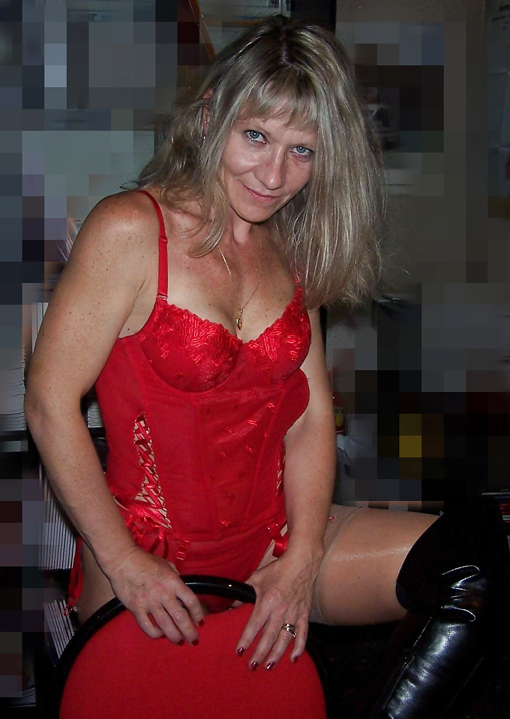 Mature french red lingerie #2871309