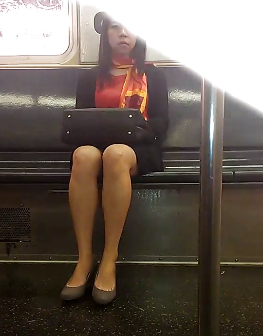 New York Subway Mädchen Gesprengt Und Erwischt #22301284