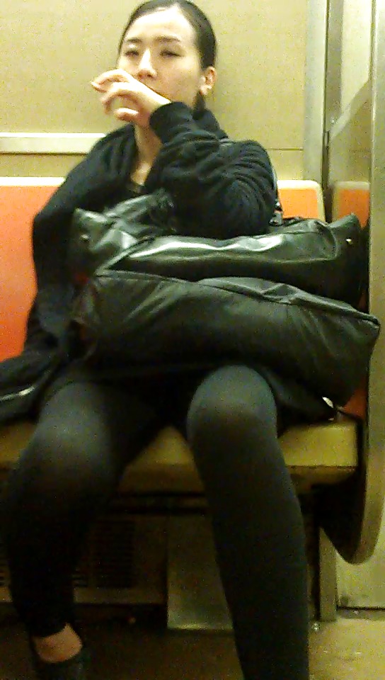 New York Subway Mädchen Gesprengt Und Erwischt #22301441