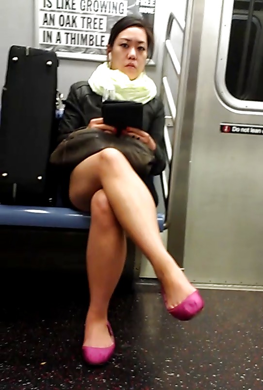 New York Subway Girls Busted and Caught Looking #22301443