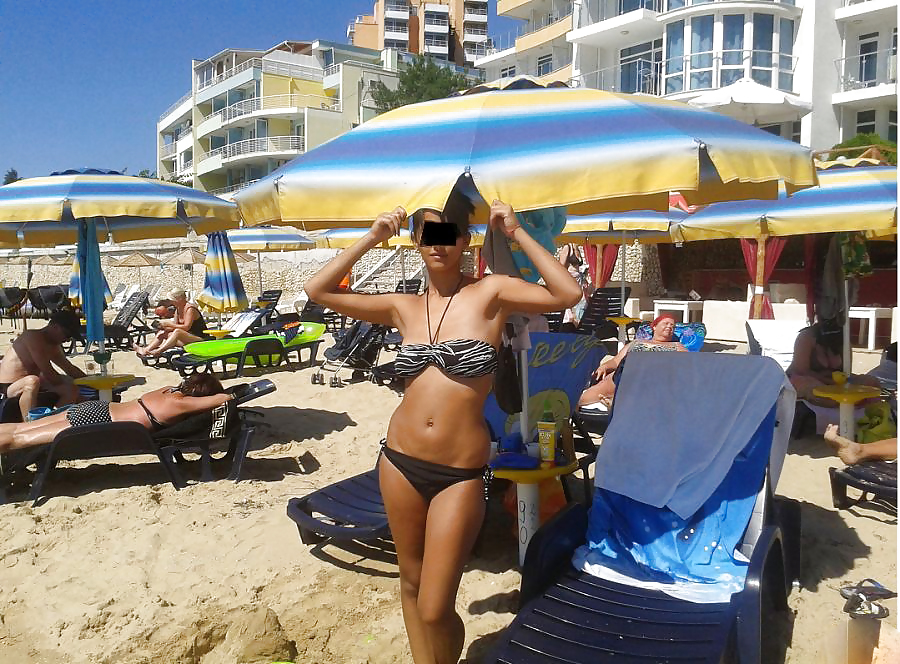 Bulgarisch Strand Mädchen Aus Schwarzen Meer - X #12061557