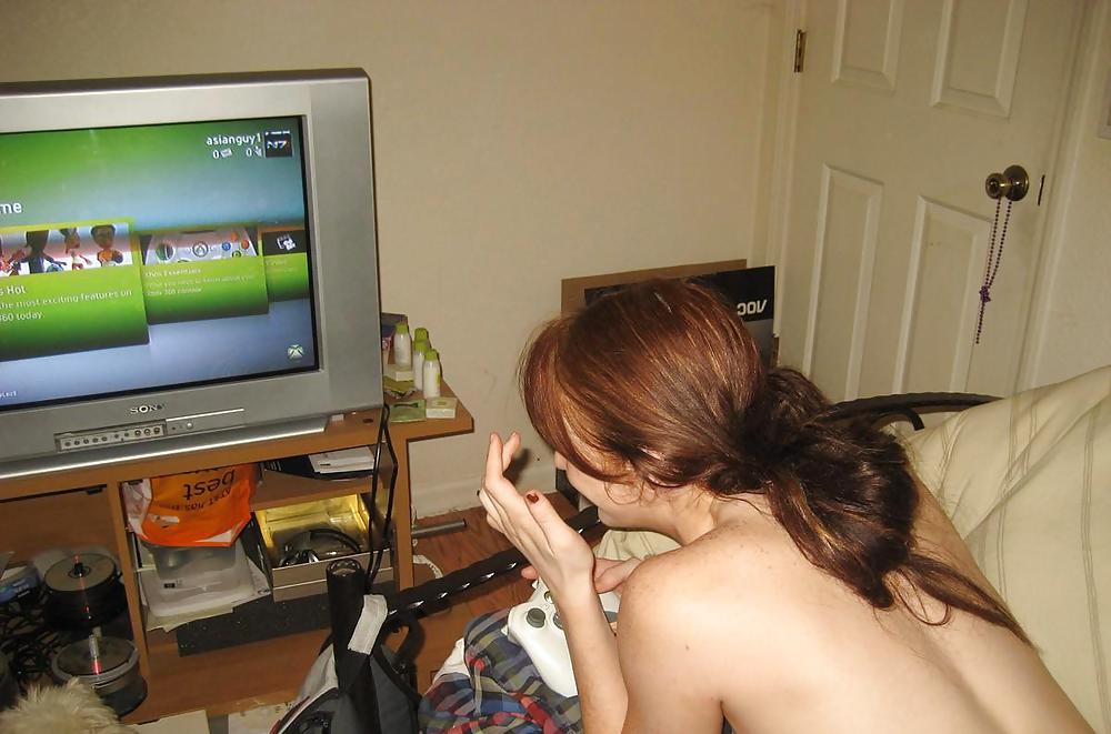 Horny Gamer Bitch Loves To Play The Pussy Game #9883235
