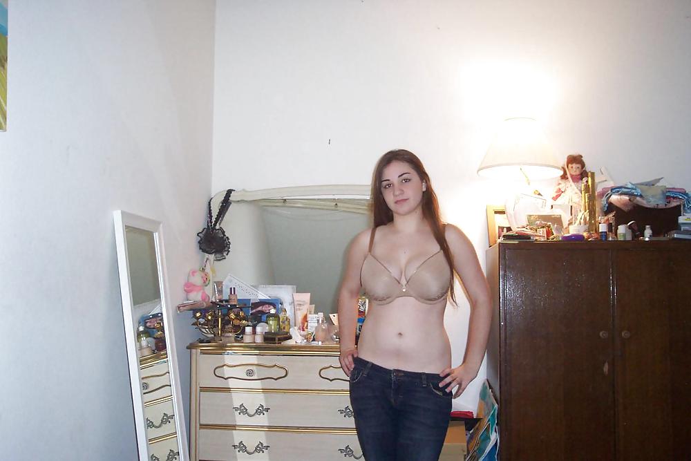 Young student loves her natural boobs - N. C.  #14210729