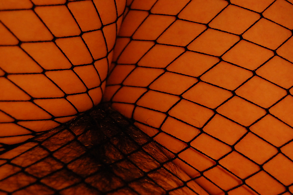 Animated pussy in fishnet