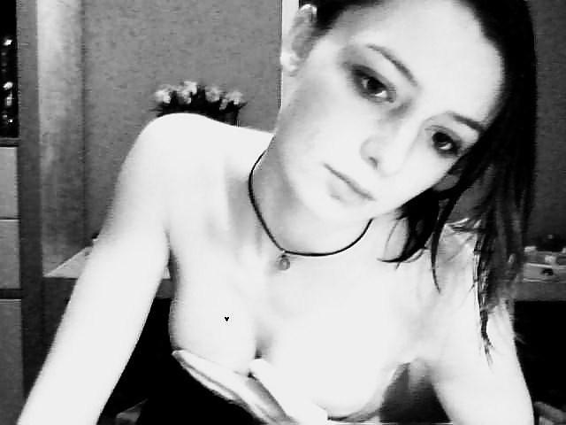 Sexy teen in BW #8872261