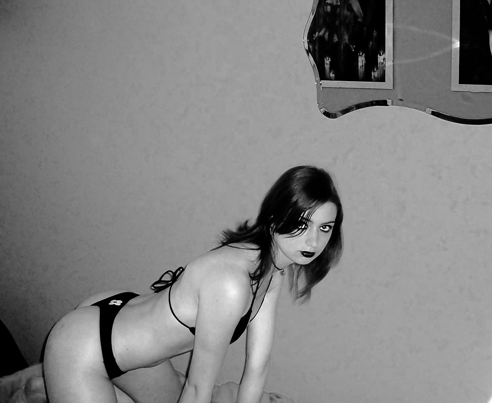 Sexy teen in BW #8872276