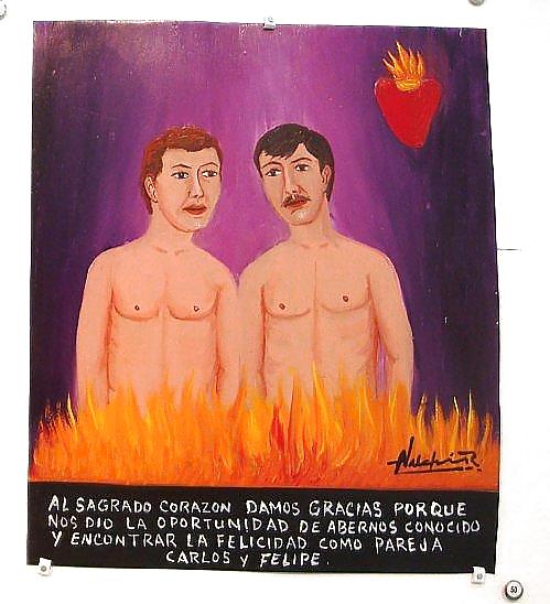 Painted Ero and Porn Art 34 - Erotic Retablo for Esiel #10729734