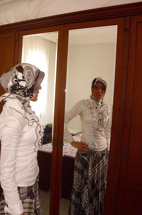Türkisch Arabischen Turban-Hijab Sabriye #14812876