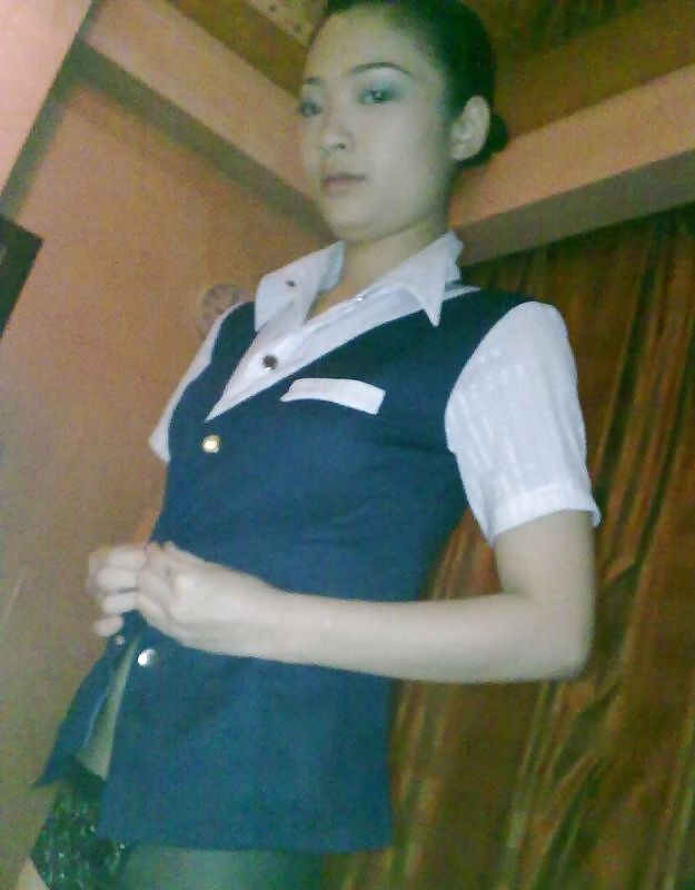 Hot asia stewardess #3343578