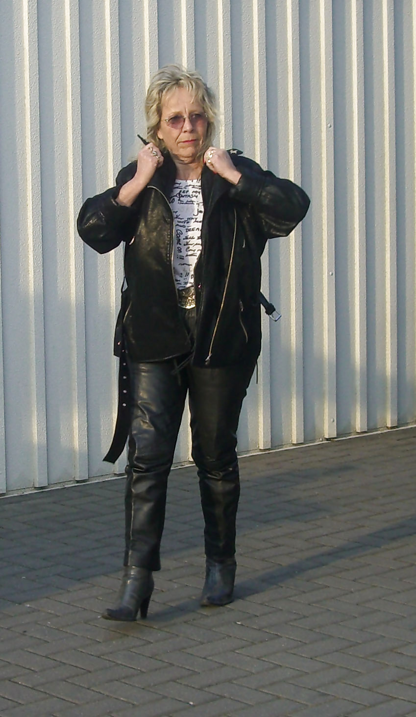 My mother in law (MIL) in leather #485938