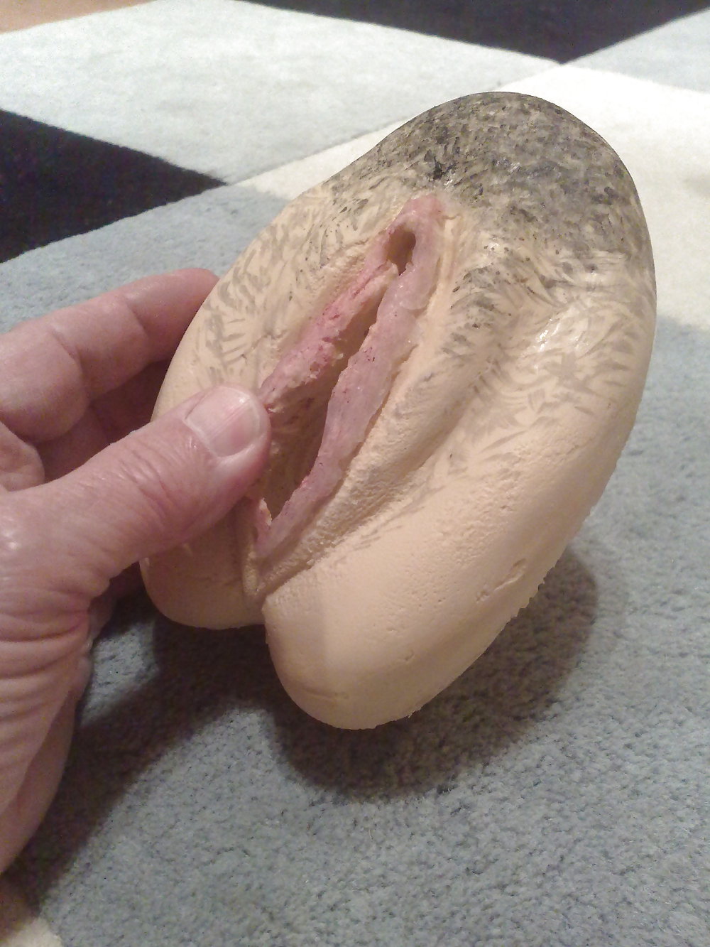 Homemade cyberskin vagina #9681785