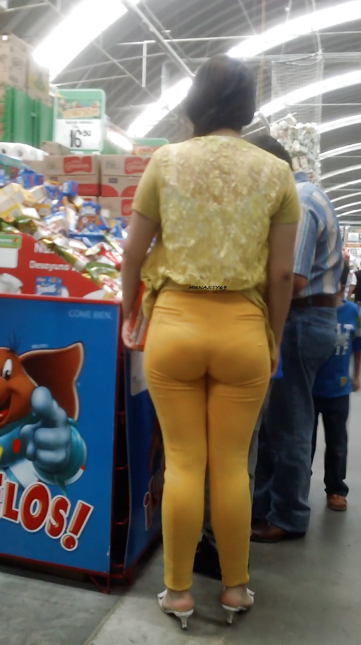 Wives With Big Asses VPL And See Thru Leggings #19416546
