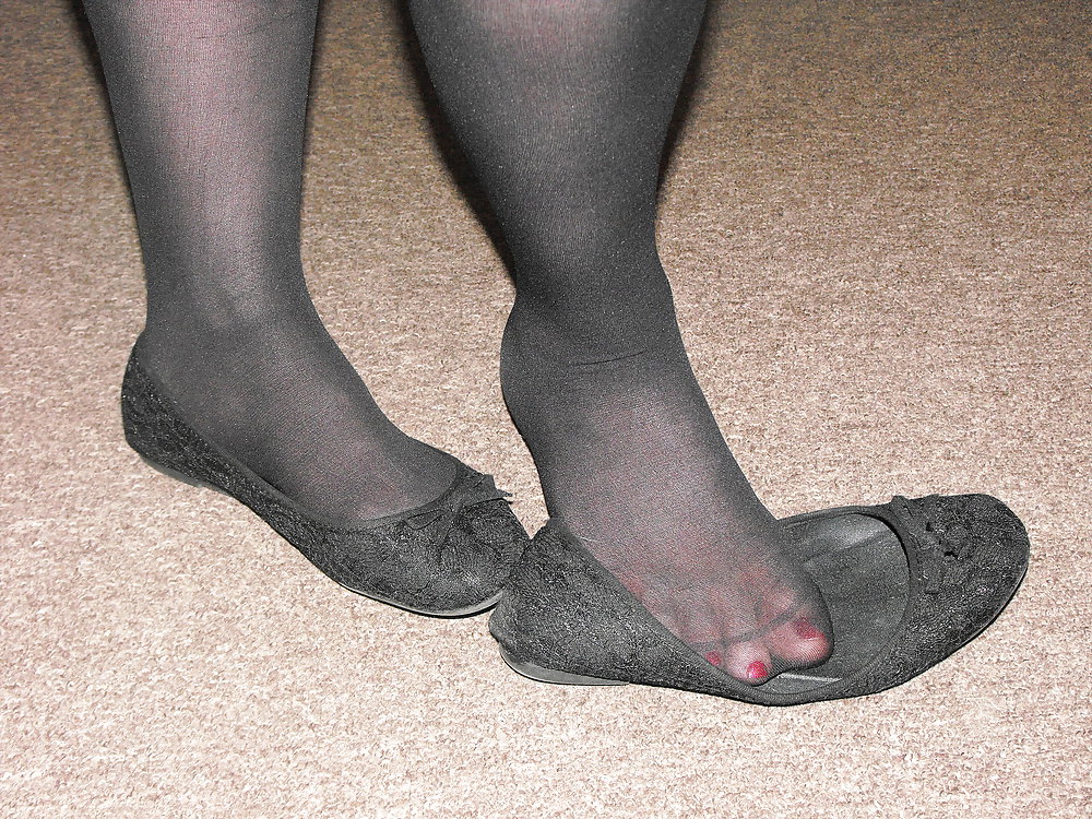 Girlfriends sexy nylon feet #4958247