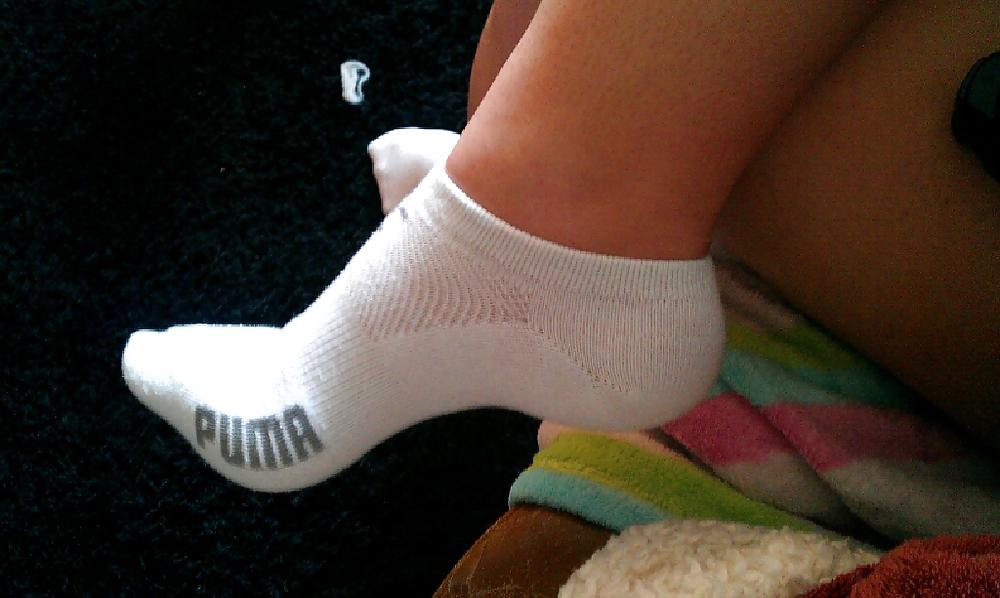 EMILY'S STINKY WHITE ANKLE SOCKS #7180854