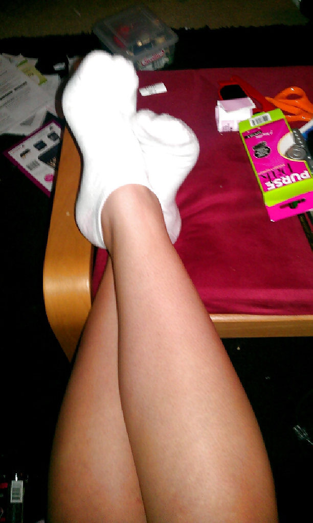 EMILY'S STINKY WHITE ANKLE SOCKS #7181217